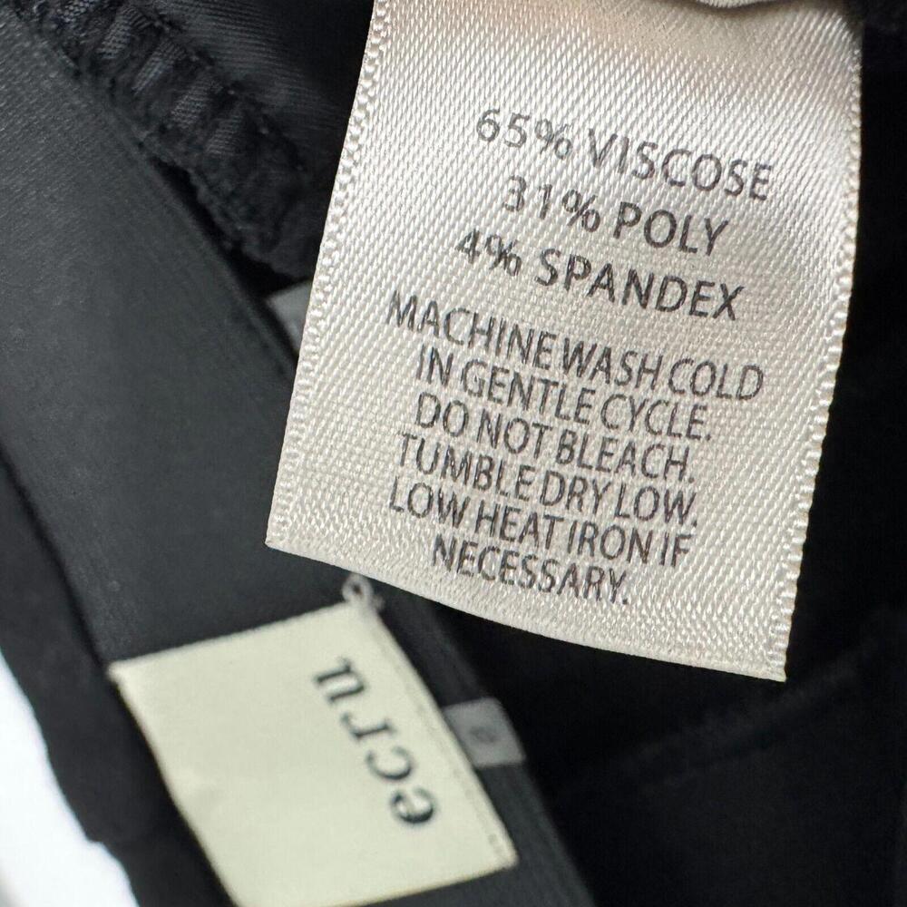 Ecru Women’s Size Small Solid Black Springfield P… - image 6